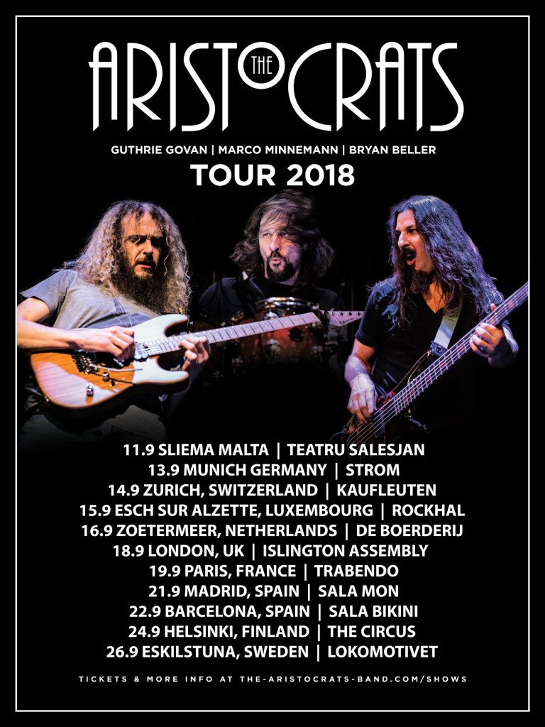 The Aristocrats 2018 Tour Poster WEB UPDATE